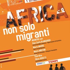 “Africa – non solo migranti”Lunedì 1 0ttobre ore 21 presso il Teatro Rosetum